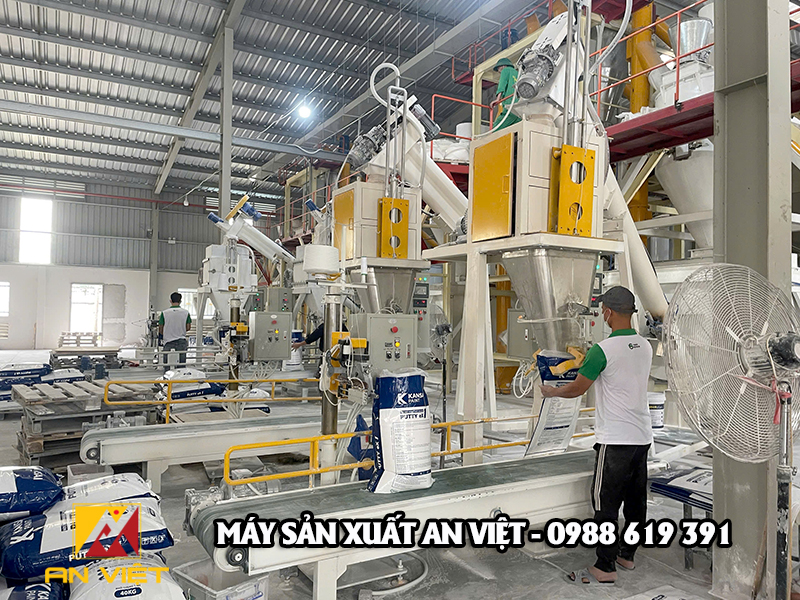 Dự Án Lắp Đặt Cân Đóng Bao Dạng Bột Mì, Bột Bả Có Hút Khí